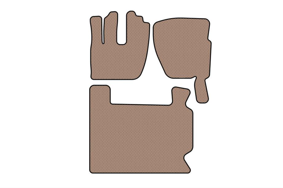 Renault Premium 2006–2013 Rubberen automatten Carsuit (Beige) Image