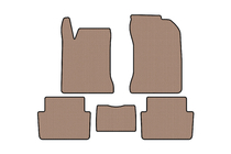 Renault Laguna 2001–2007 Rubberen automatten Carsuit (SW, beige) foto 1