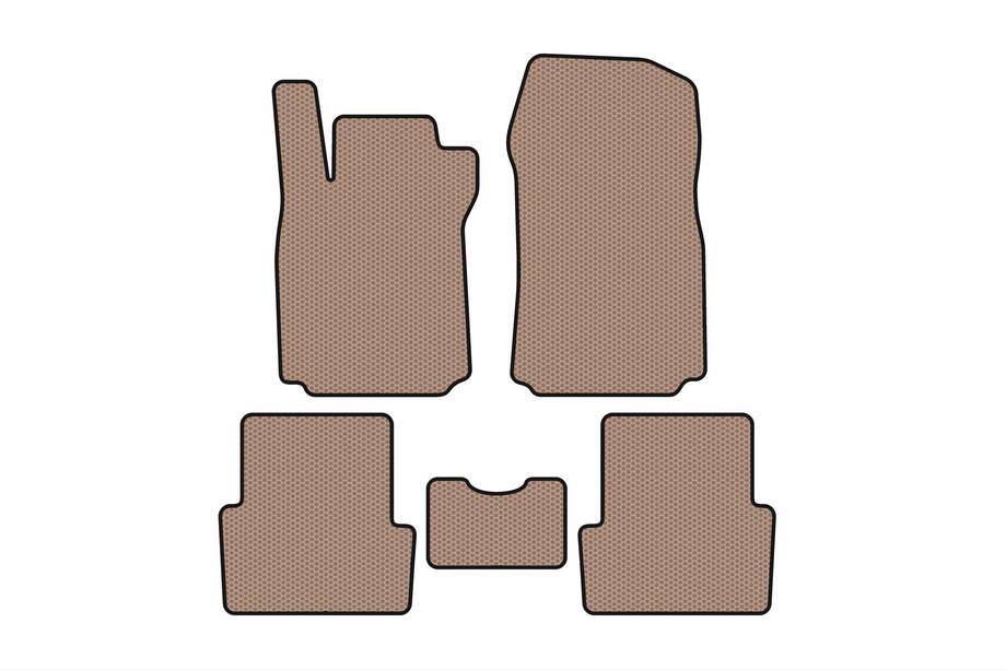 Renault Modus 2005–2012 Rubberen automatten Carsuit (Beige) Image