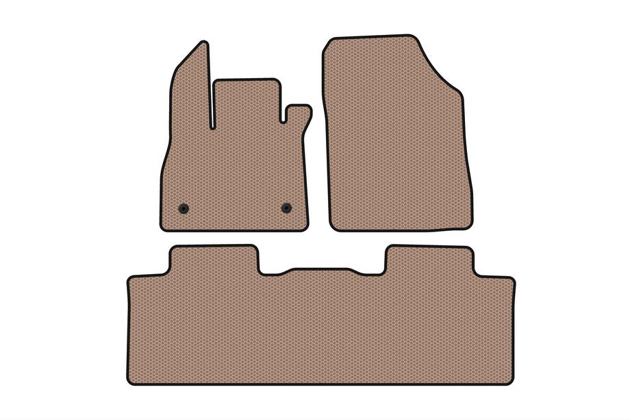 Renault Espace 2014– Rubberen automatten Carsuit (5-zits, beige) Image