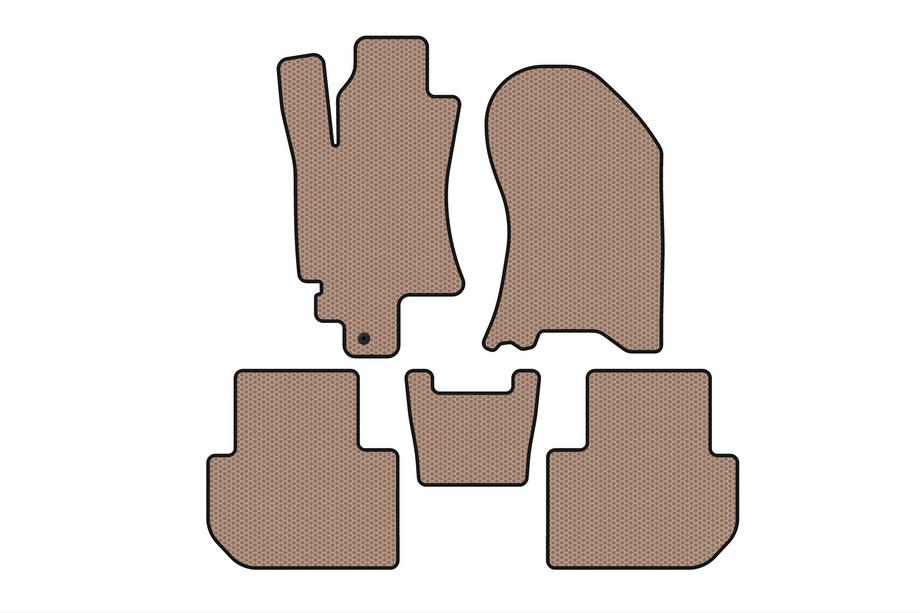 Subaru Tribeca 2005–2014 Rubberen automatten Carsuit (Beige) Image