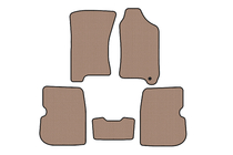 Subaru Forester 1997–2002 Rubberen automatten Carsuit (rechtsgestuurd, beige) foto 1