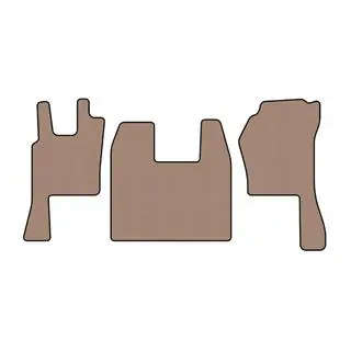 Rubberen automatten Carsuit (Beige) foto 1