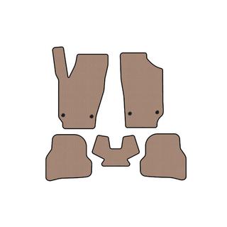 Rubberen automatten Carsuit (2010-2012, HB, 5-deurs, beige) Seat Ibiza 2010–2017 foto 1