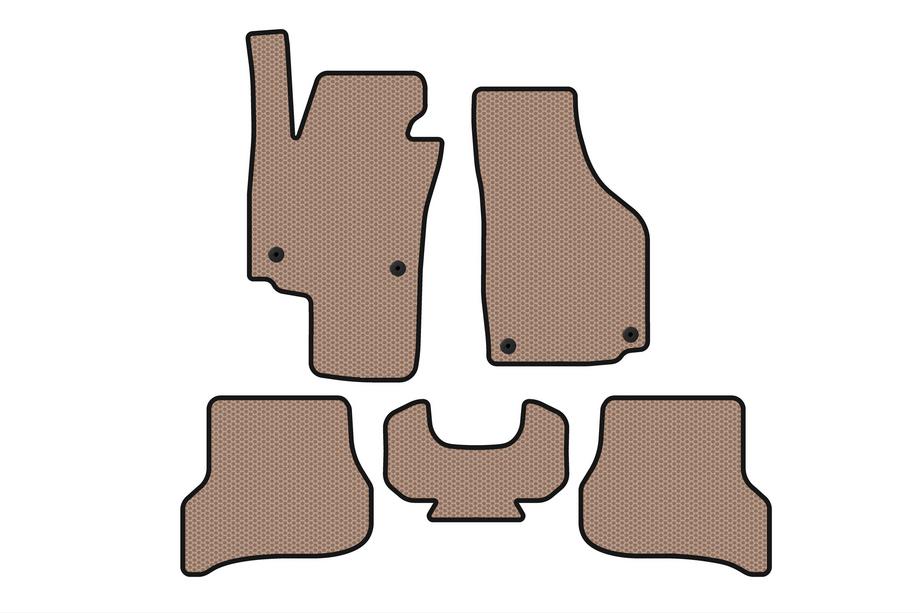 Seat Altea 2004–2015 Rubberen automatten Carsuit (Beige) Foto 1