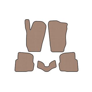Rubberen automatten Carsuit (SD, beige) Seat Cordoba 2000–2009 foto 1