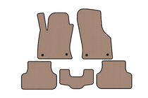 Seat Leon 2013–2020 Rubberen matten Carsuit (2013-2016, SW, beige) foto 1