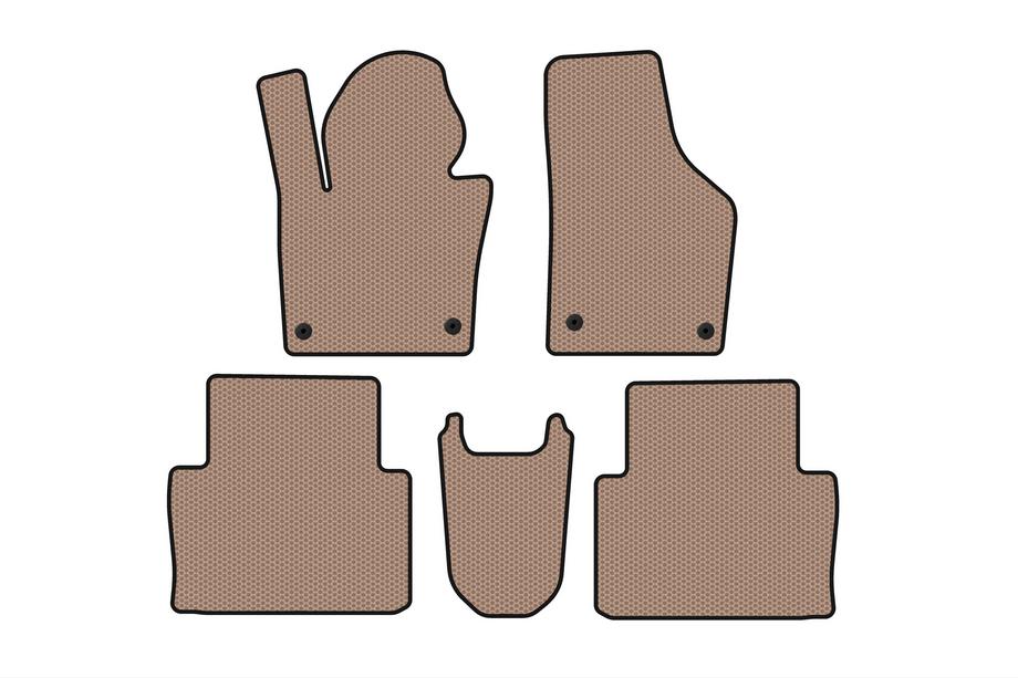 Seat Alhambra 2010– Rubberen automatten Carsuit (2015+, beige) Image