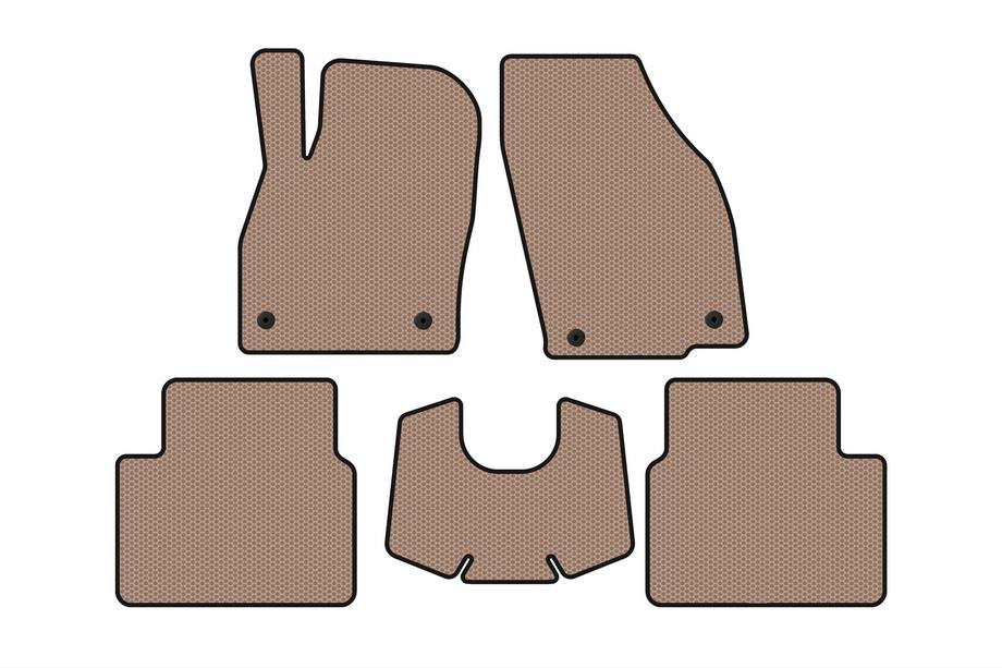 Skoda Kamiq 2019– Carsuit rubberen automatten (automaat, beige) Image