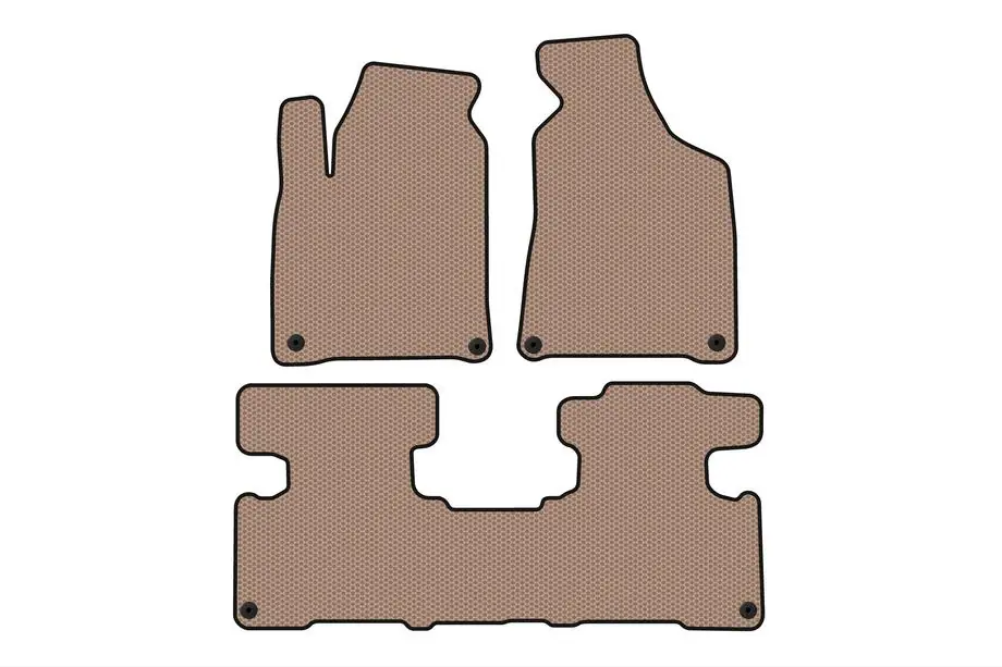 SsangYong Korando 2010–2019 Rubberen vloermatten voor het interieur Carsuit (2010-2016, beige) Image