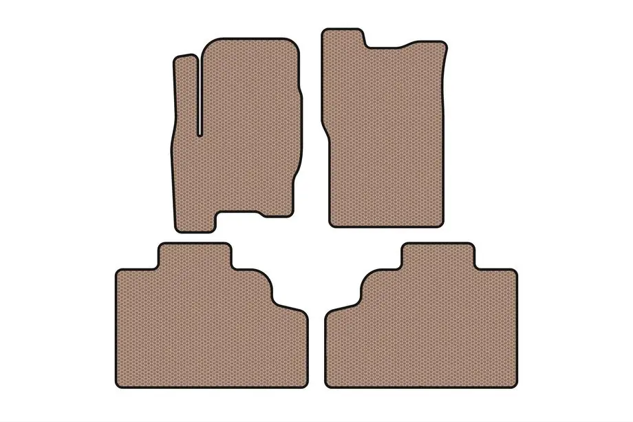 SsangYong Korando 1997–2006 Rubberen automatten Carsuit (Beige) Image
