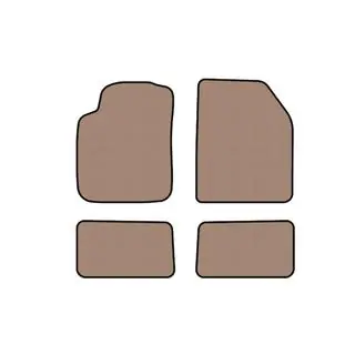 Rubberen automatten Carsuit (Beige) foto 1