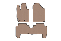Toyota Yaris 2006–2011 Rubberen automatten Carsuit (HB, 5-deurs, beige) foto 1
