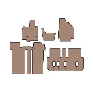 Rubberen matten Carsuit (3 rijen, 6-zits, beige) Toyota Previa 2006–2019 foto 1