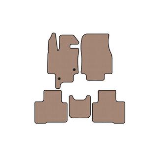 Rubberen automatten Carsuit (2 rijen, 7-zits, beige) foto 1