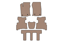 Toyota 4Runner 2009–2024 Rubberen automatten Carsuit (3 rijen, 2014-2024, 7-zits, beige) foto 1