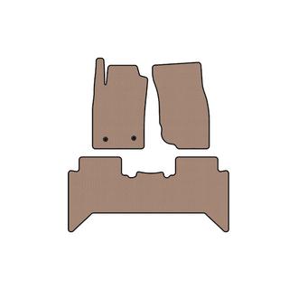 Rubberen automatten Carsuit V2 (Beige) Toyota Hilux 2006–2015 foto 1