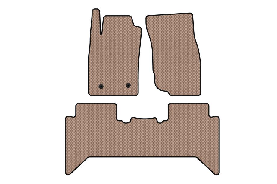 Toyota Hilux 2006–2015 Rubberen automatten Carsuit V2 (Beige) Foto 1