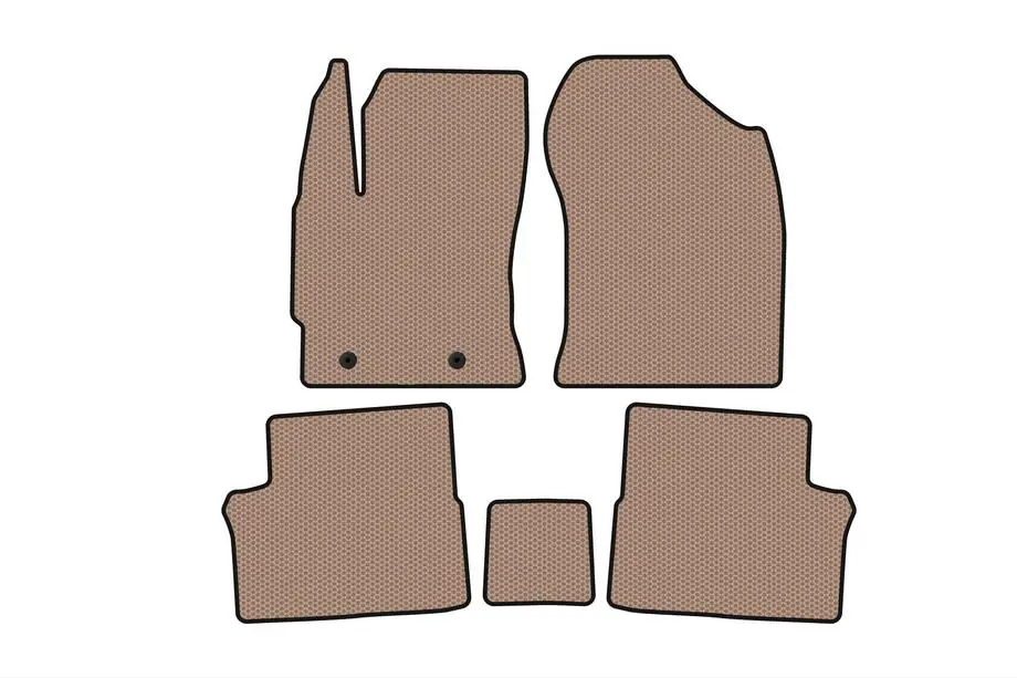 Toyota Auris 2012–2018 Rubberen automatten Carsuit (Beige) Image
