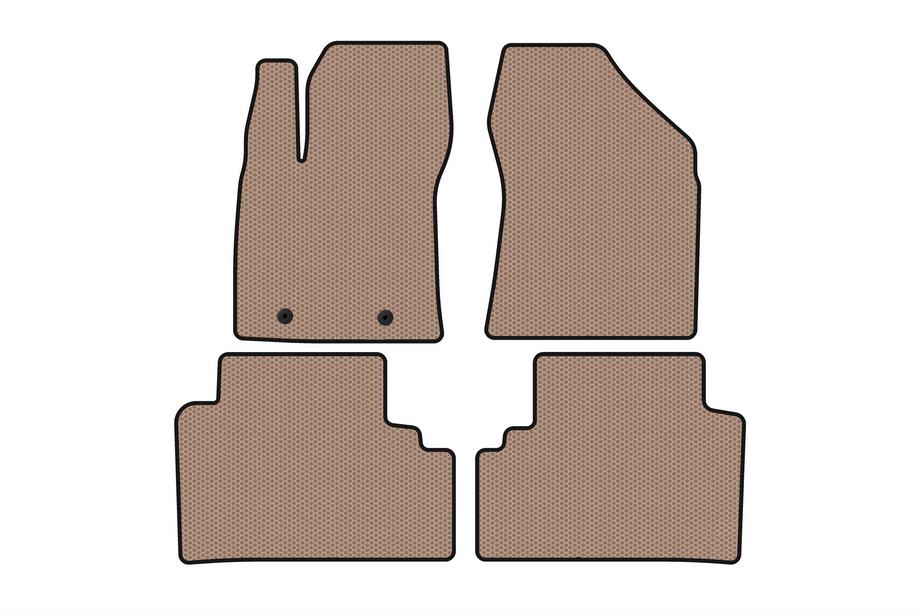 Toyota Avensis 2009–2018 Rubberen automatten Carsuit (SD, beige) Foto 1
