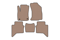 Toyota Hilux 2015– Rubberen automatten Carsuit (Beige) foto 1