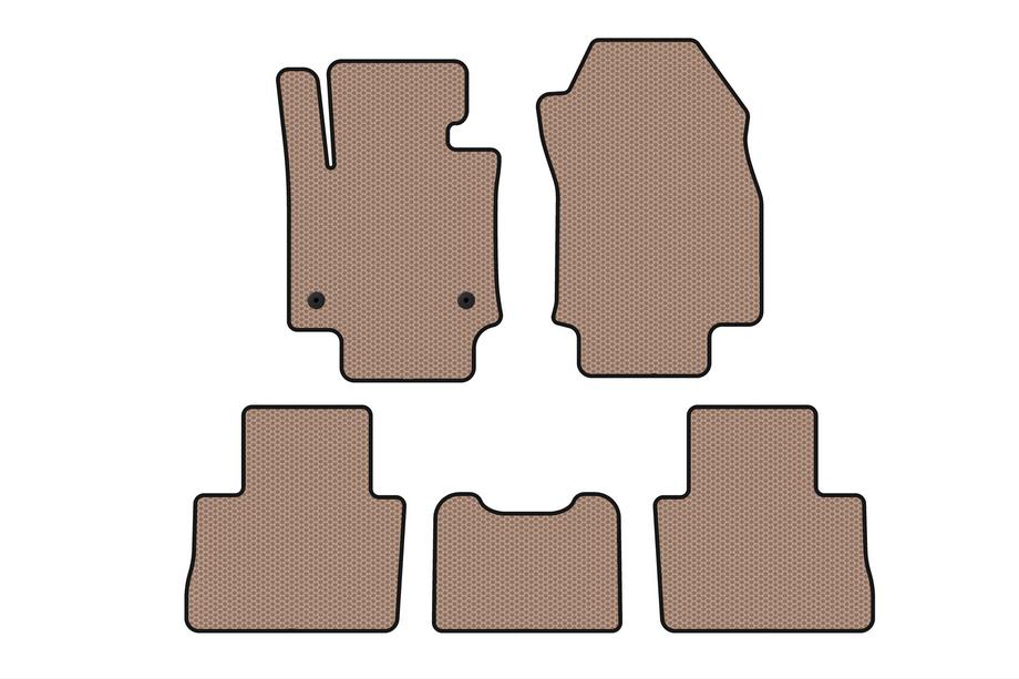 Toyota Rav 4 2019–2025 Rubberen automatten Carsuit (Beige) Image