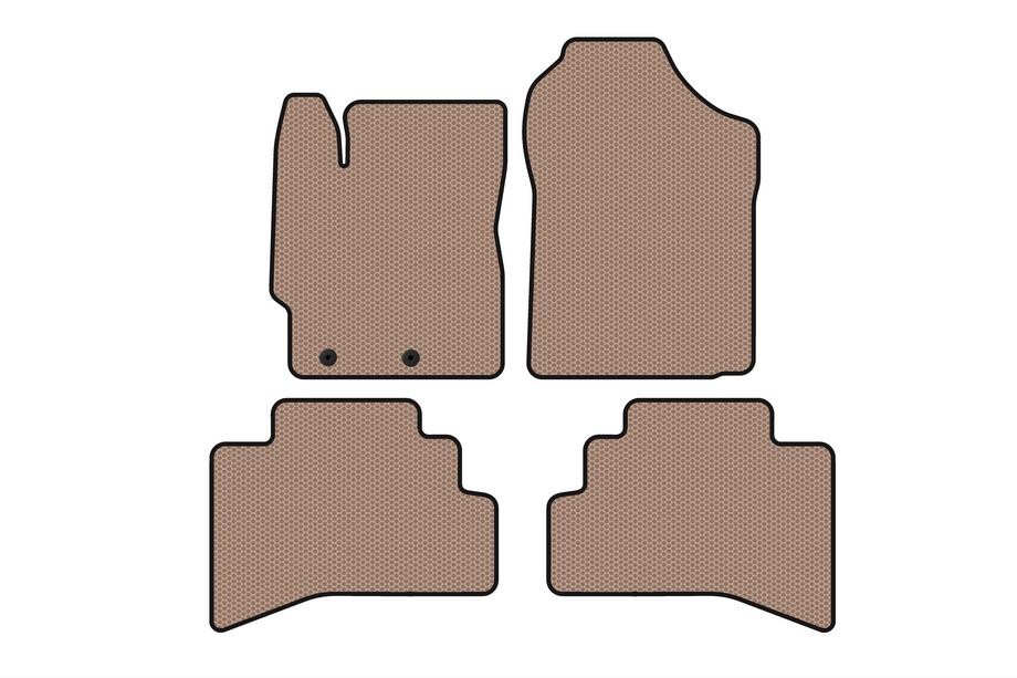 Toyota Prius C 2012–2019 Rubberen automatten Carsuit (Beige) Image
