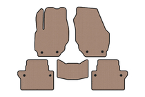 Volvo S80 2006–2016 Rubberen automatten Carsuit (Beige) foto 1