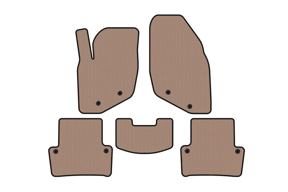 Volvo XC70 2000–2007 Rubberen automatten Carsuit (Beige) Image
