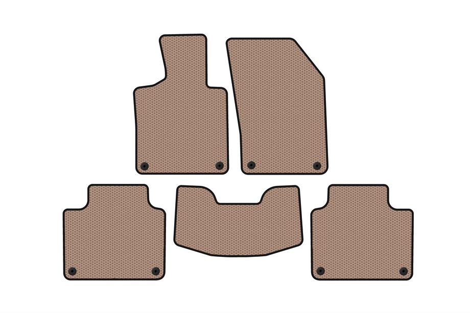 Volvo V90 1997–1998 Rubberen automatten Carsuit (SW, beige) Image