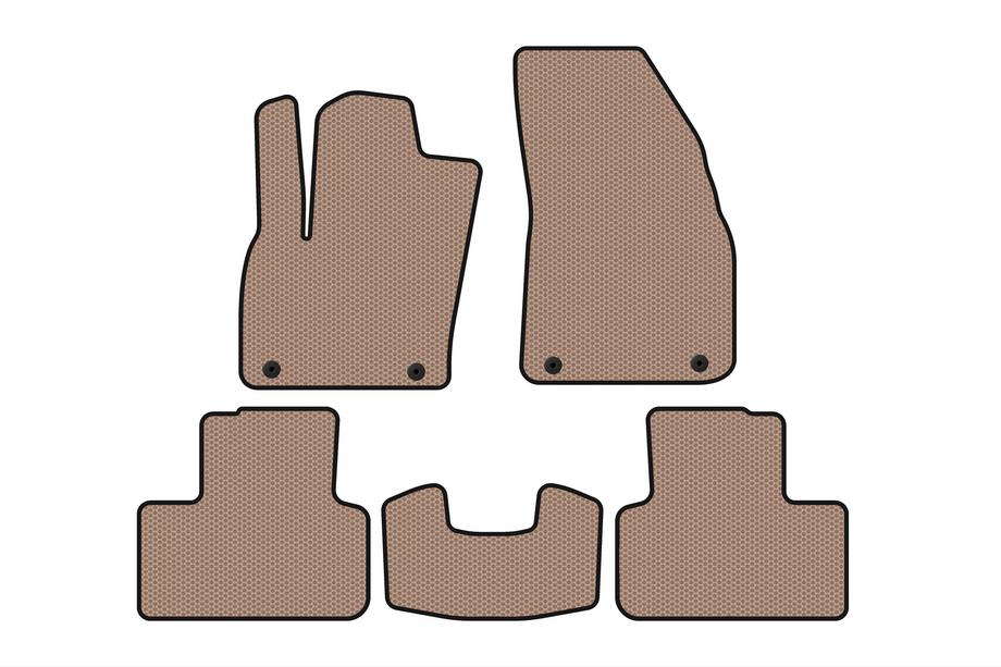 Volvo XC40 2018– Rubberen automatten Carsuit (Beige) Image