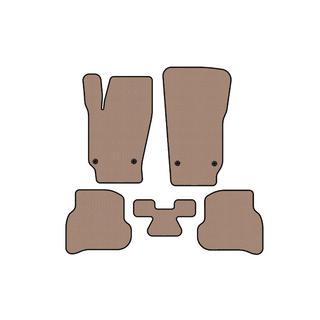 Rubberen automatten Carsuit (HB, 3/5-deurs, beige) foto 1