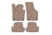 Volkswagen Beetle 2011–2015 Rubberen automatten Carsuit (HB, beige) foto 1