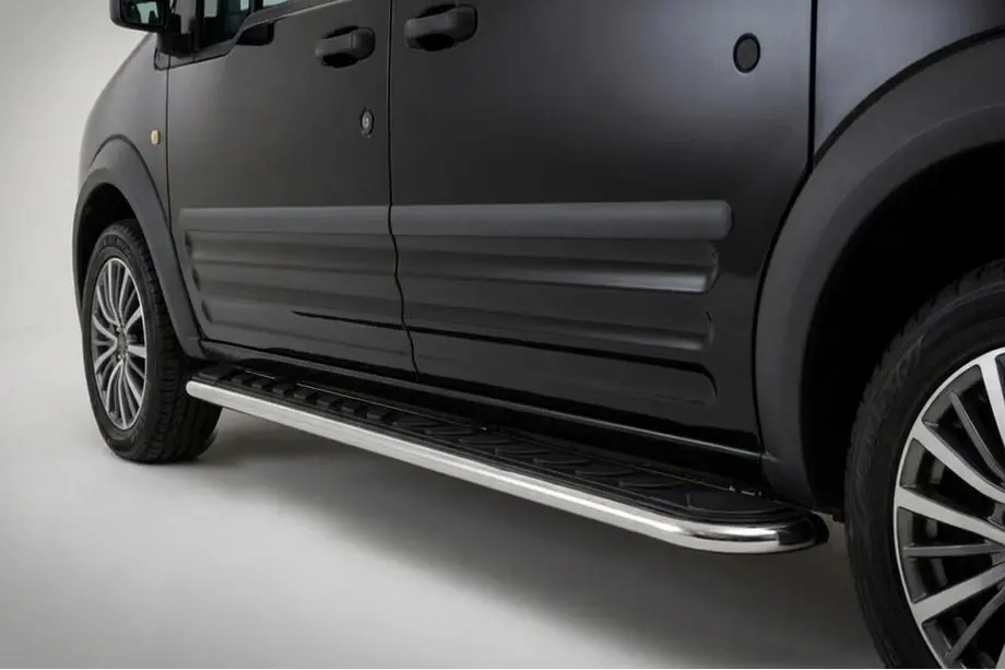 Ford Connect 2006–2009 Maydos V1 zijtreden (set 2 stuks, aluminium + RVS) Image