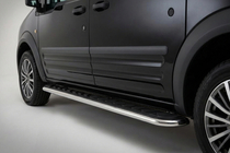 Ford Connect 2010–2013 Maydos V1 zijtreden (set 2 stuks, aluminium + RVS) foto 1