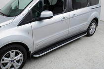 Ford Connect 2014–2021 Side steps Tayga Grey (set van 2, aluminium) foto 1