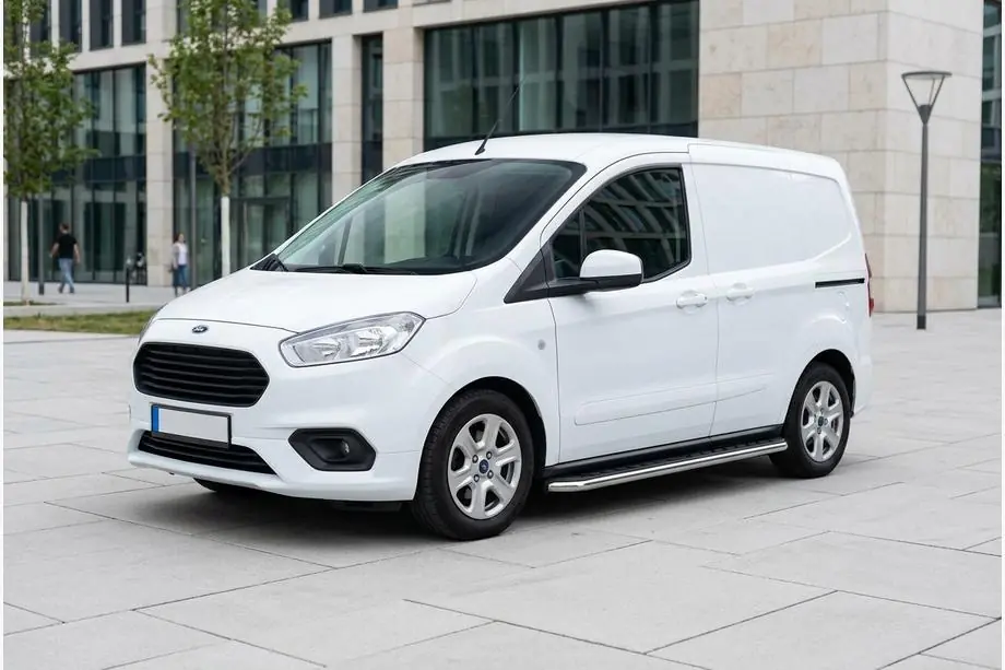 Ford Courier 2014–2023 Maydos V1 side steps (2 stuks, RVS) Image