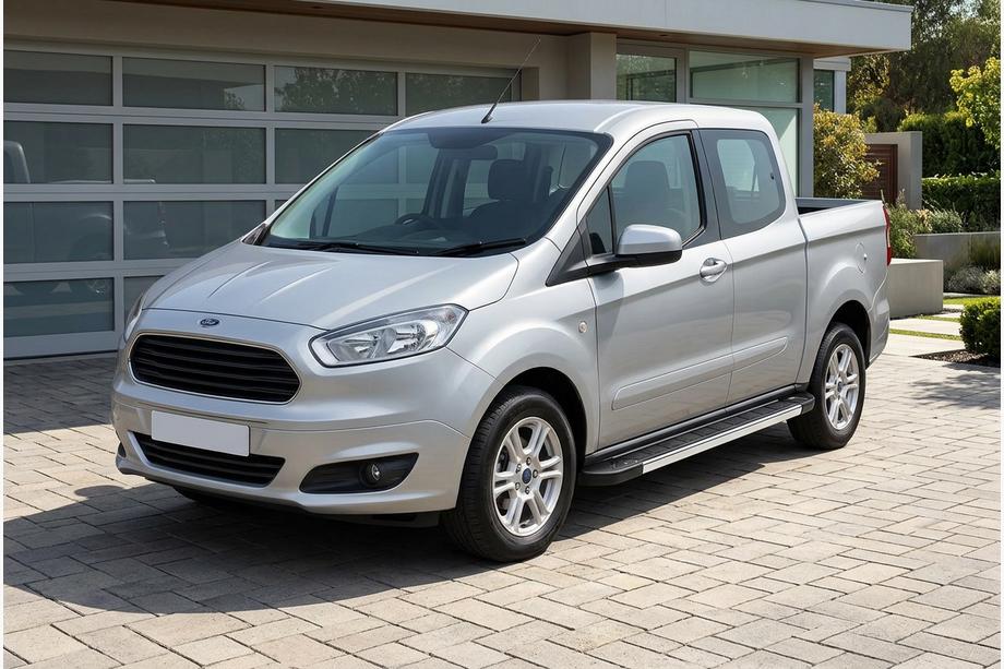 Ford Courier 2014–2023 Side steps RedLine V1 (2 stuks, aluminium) Image