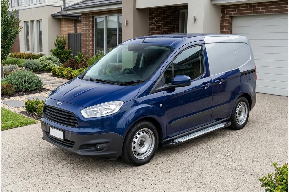 Ford Courier 2014–2023 Side steps Allmond Grey (set van 2, aluminium) Image