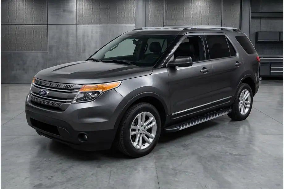 Ford Explorer 2011–2019 Duru zijtreden (set van 2, aluminium) Image