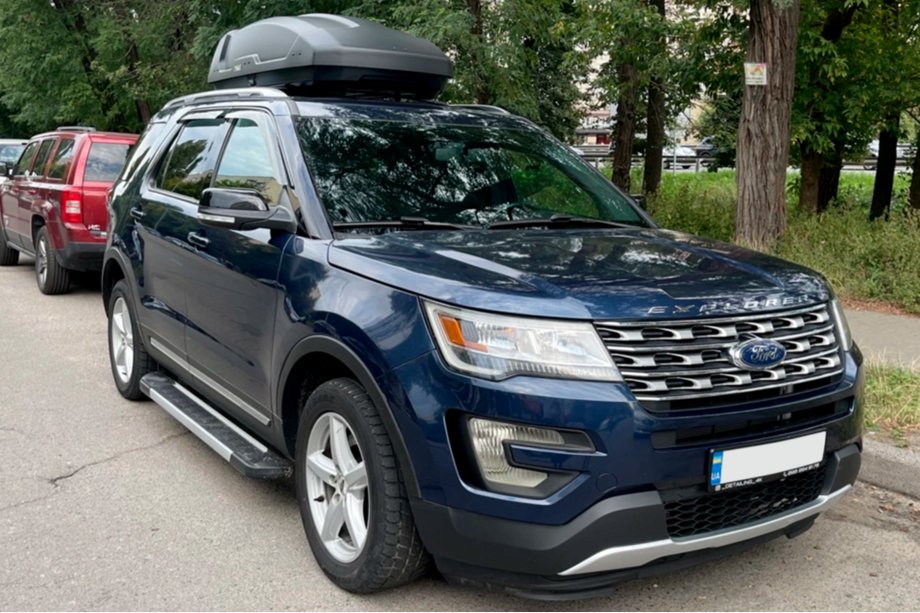Ford Explorer 2011–2019 Zijtreden RedLine V1 (2 stuks, aluminium) Image