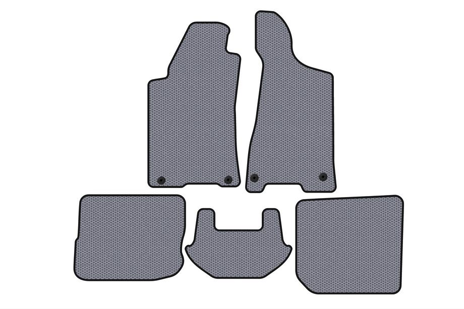 Audi 80/90 1987–1996 Rubberen automatten Carsuit (1991-1996, Sedan, grijs) Foto 1