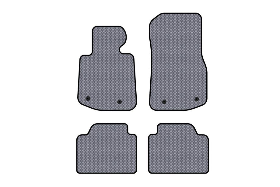 BMW 4 Serie F32/F33/F36 2012–2020 Rubberen vloermatten Carsuit V2 (Grijs) Foto 1