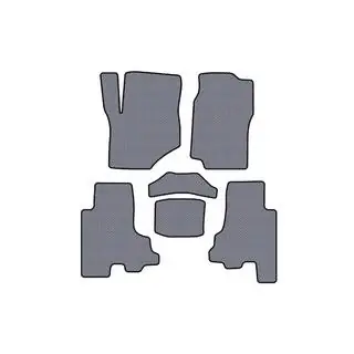 Rubberen automatten Carsuit (Grijs)
