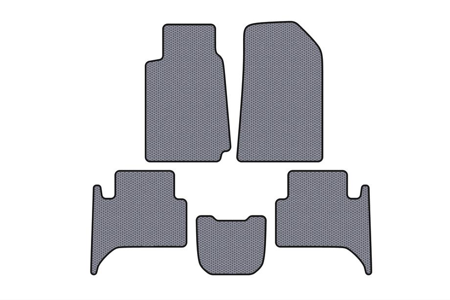 Chevrolet Trailblazer 2012–2019 Rubberen automatten Carsuit (2 rijen, grijs) Image