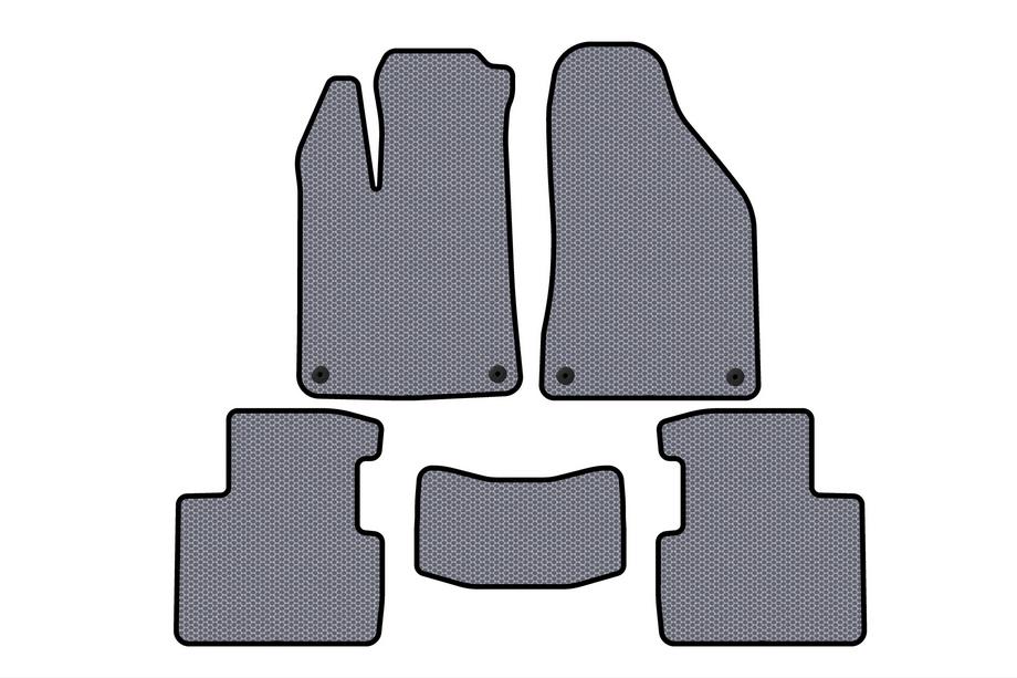 Chrysler 200 II 2014–2017 Carsuit rubberen automatten (SD, grijs) Image