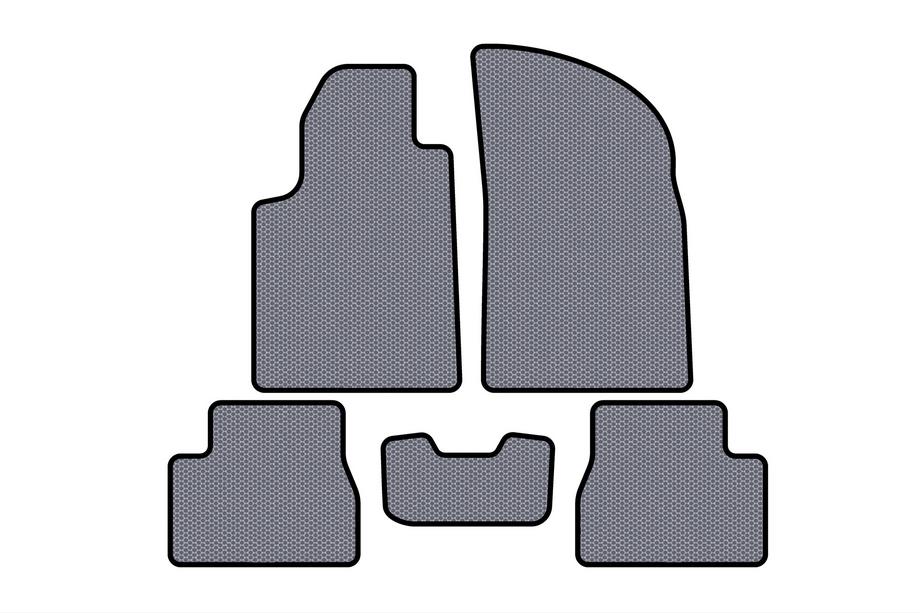 Citroen C-3 2002–2009 Rubberen automatten Carsuit (Grijs) Foto 1