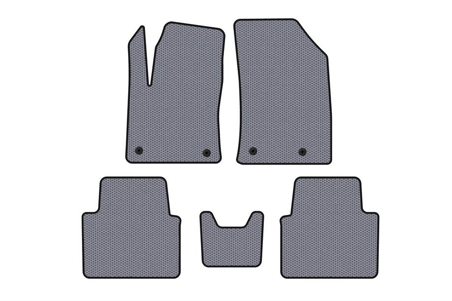 Citroen C-3 Aircross 2017–2024 Rubberen automatten Carsuit (Grijs) Image
