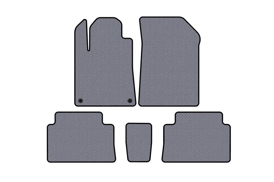 Citroen C-5 2001–2008 Rubberen automatten Carsuit (Grijs) Foto 1