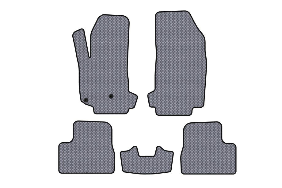 Citroen DS-3 2009–2016 Rubberen automatten Carsuit V-2 (Grijs) Image